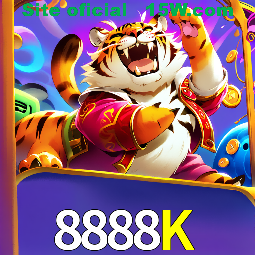 Imagem promocional da 8888K mostrando a plataforma e suas vantagens